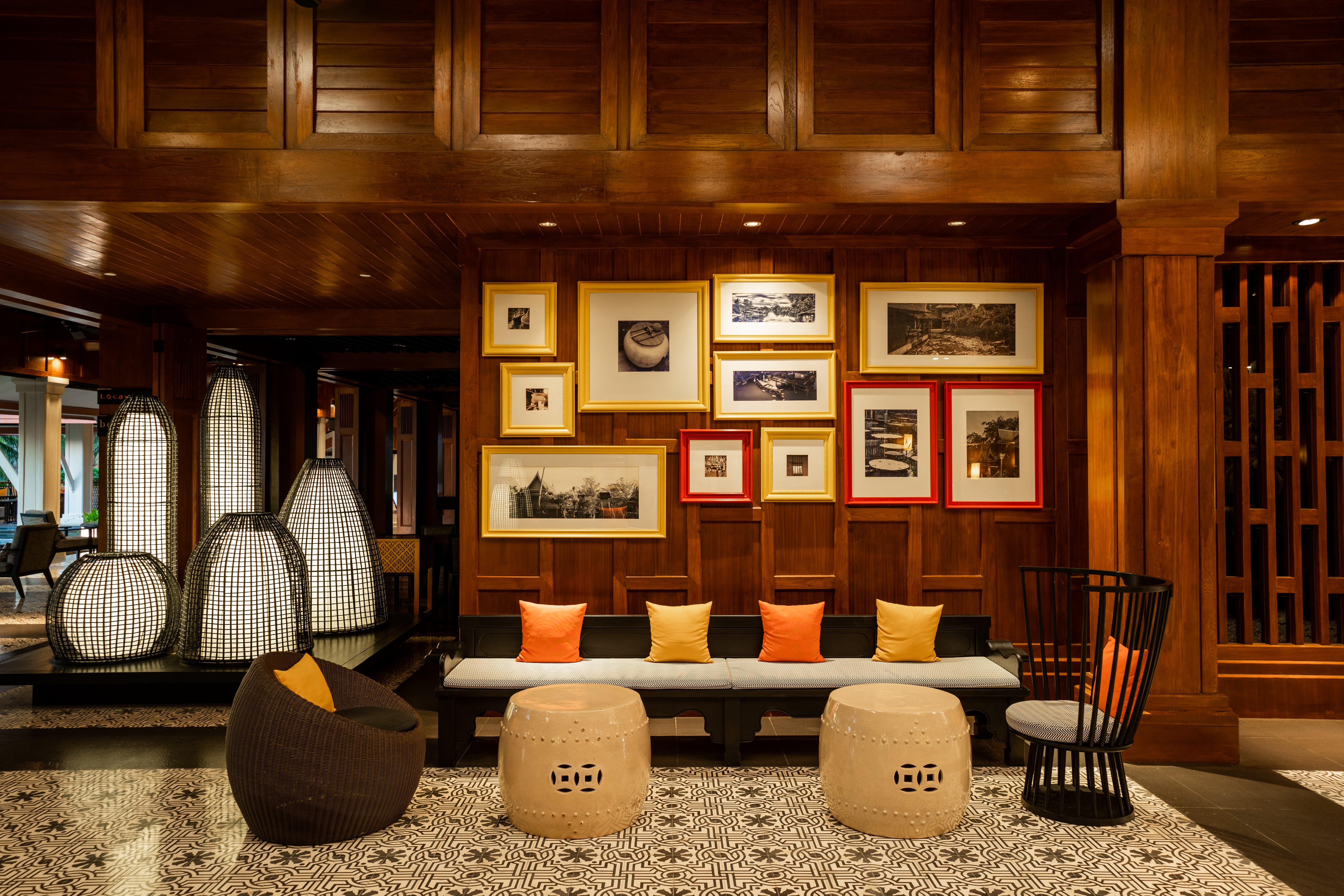 Saii Laguna Phuket Bãi biển Bang Tao Ngoại thất bức ảnh The lobby of the hotel